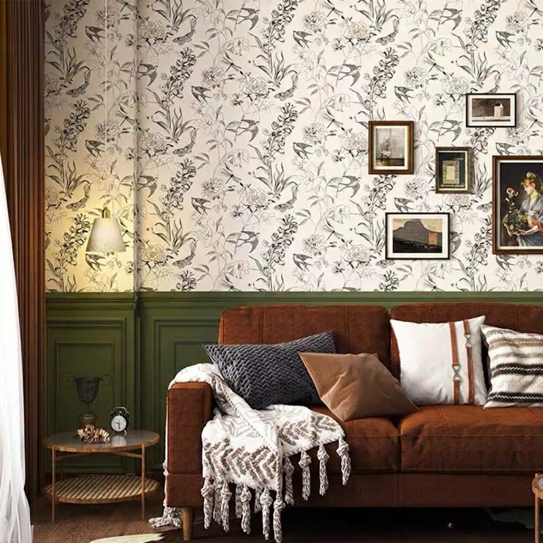 Flora Pattern Decorative Fabric detail image