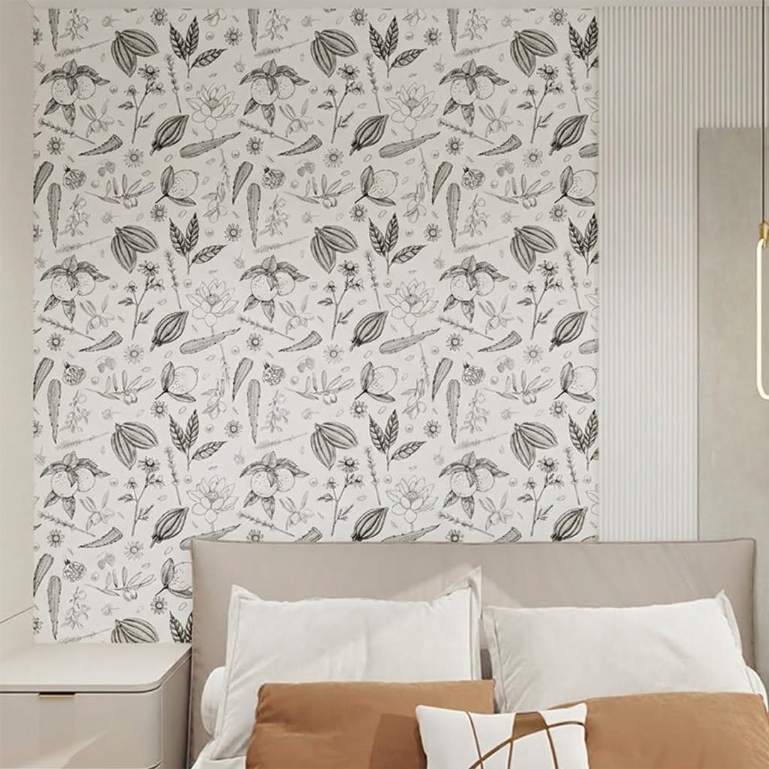 Flora Pattern Decorative Fabric detail image